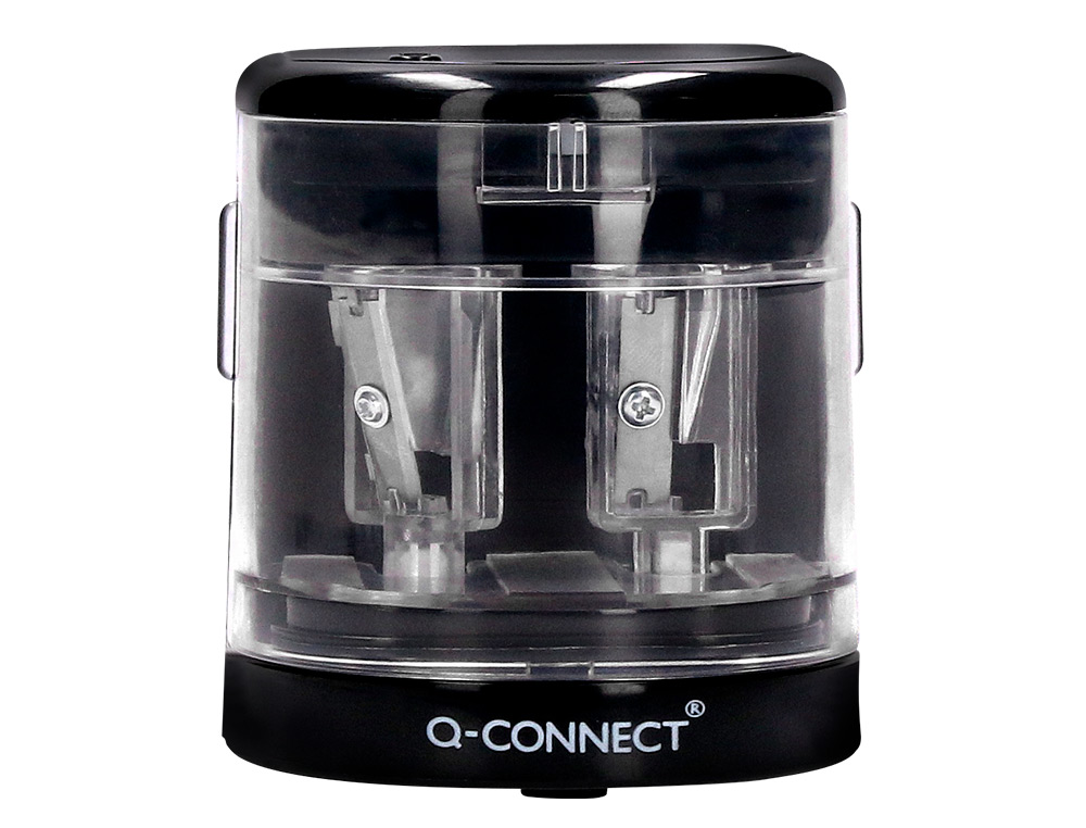 APARA LAPIS Q-CONNECT KF14568 ELETRICO DE SECRETARIA CABO USB/4 PILHAS AA AFIADOR LAMINAS DIAMETROS 6 A 12MM DOIS USOS
