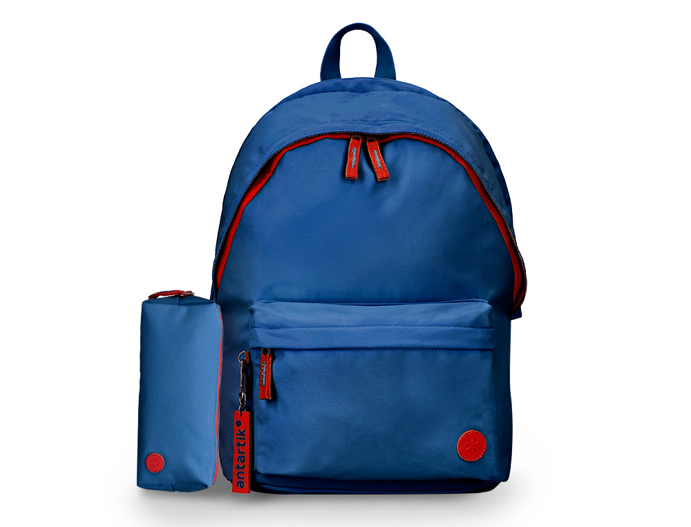 MOCHILA ANTARTIK TEENS 20L COMPARTIMENTO PARA PORTATIL COR AZUL MARINHO 420X160X300 MM