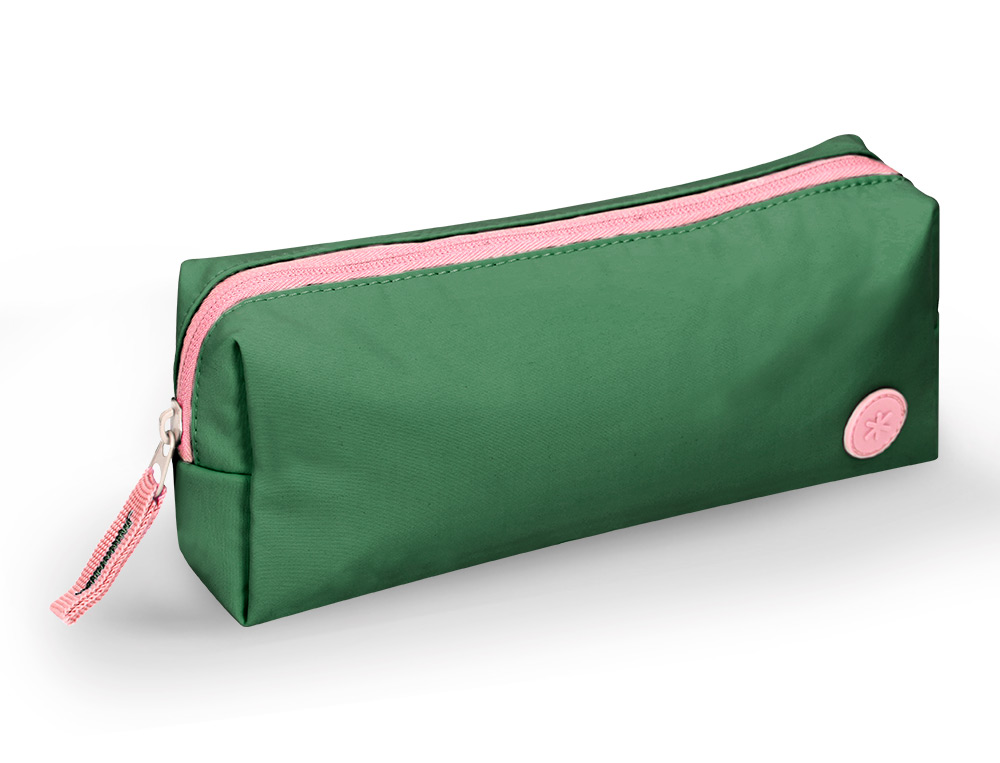 ESTOJO ESCOLAR ANTARTIK 1 COMPARTIMENTO COMPLEMENTO DA MOCHILA TEENS COR VERDE 80X55X210 MM