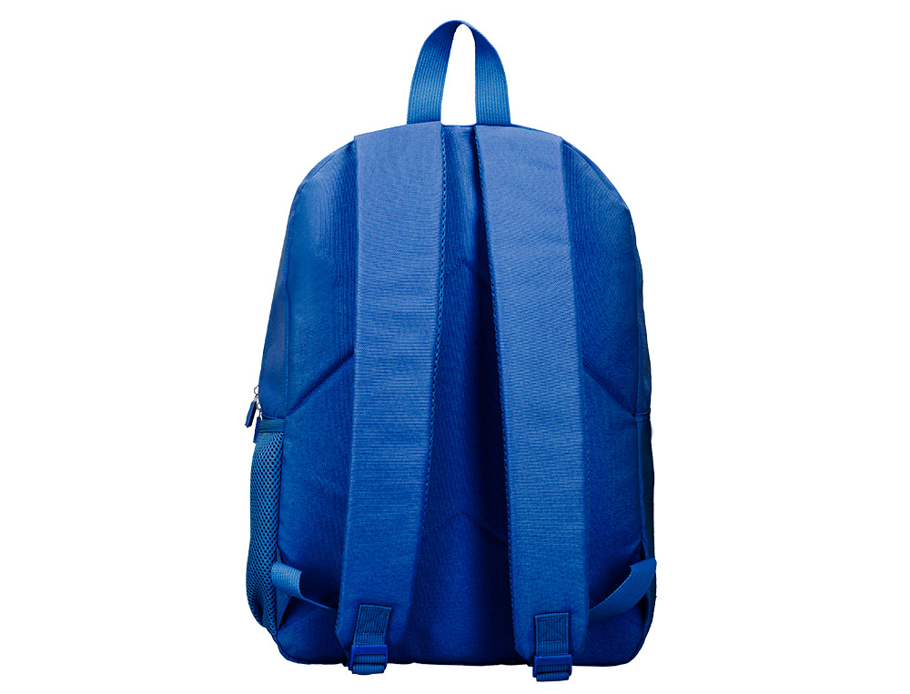 MOCHILA ESCOLAR LIDERPAPEL BOLSO LATERAL ELASTICO COR AZUL MARINHO 400X125X300 MM