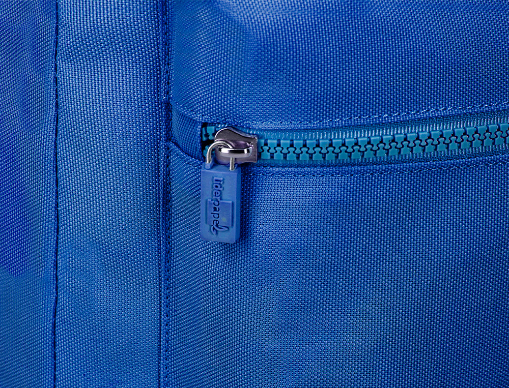 MOCHILA ESCOLAR LIDERPAPEL BOLSO LATERAL ELASTICO COR AZUL MARINHO 400X125X300 MM