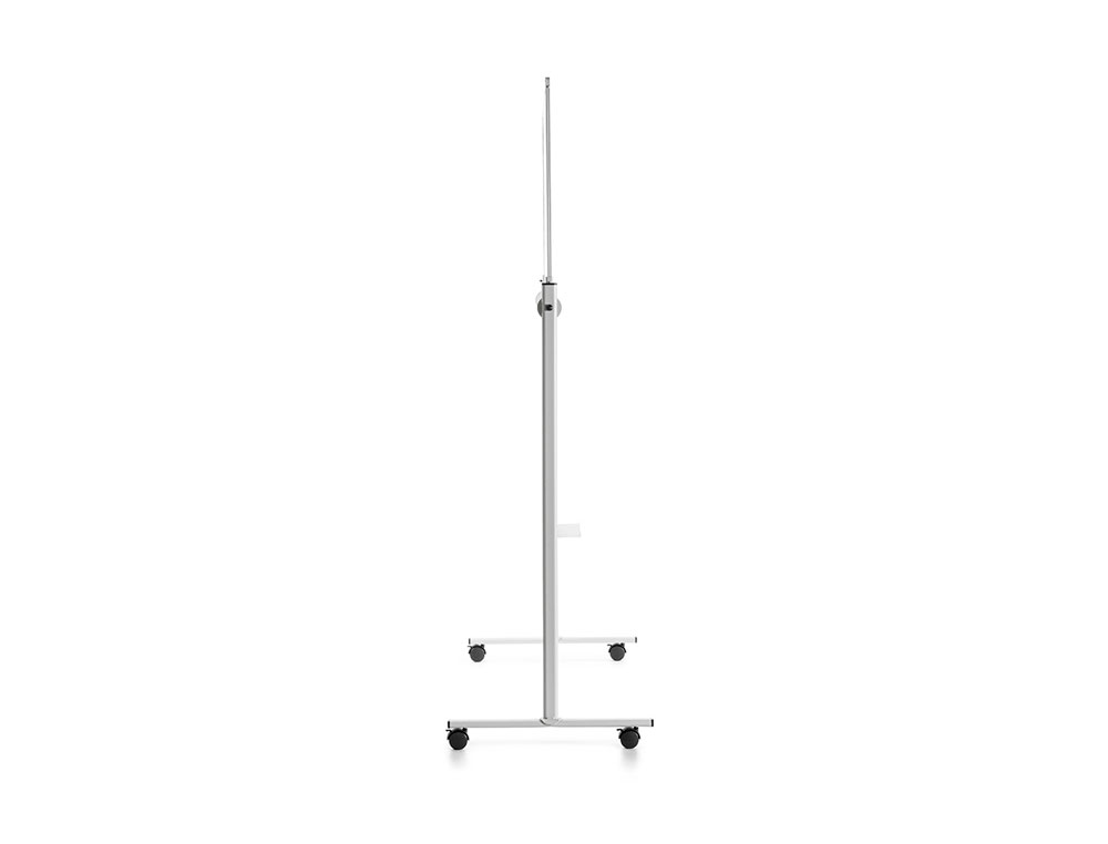 QUADRO BRANCO ROCADA ACO VITRIFICADO MAGNETICO MOLDURA ALUMINIO DUPLA FACE GIRATORIO 120X200 CM