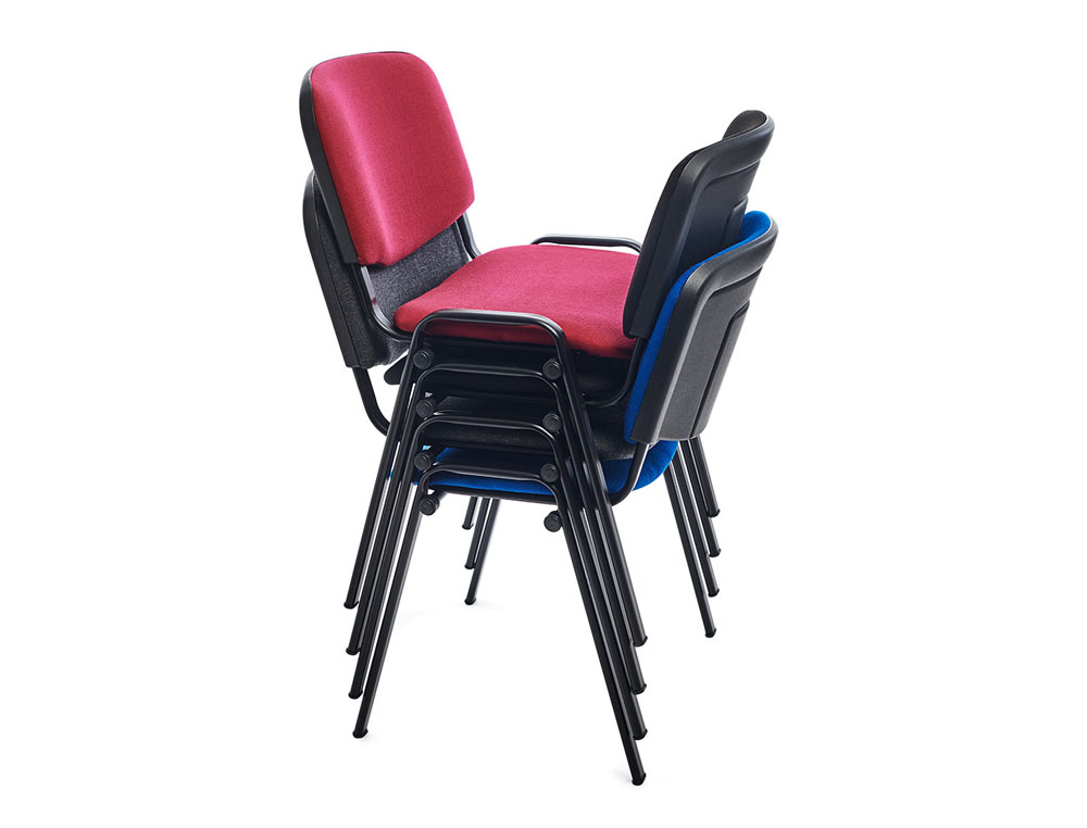 CADEIRA ROCADA CONFIDENTE ESTRUTURA METALICA ASSENTO TECIDO ANTI FOGO CINZA 570X410X810 MM