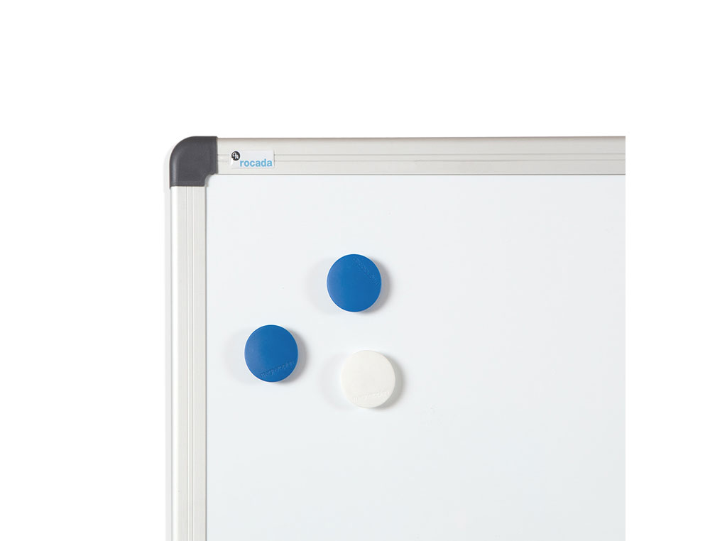 QUADRO BRANCO ROCADA LACADO MAGNETICO MOLDURA ALUMINIO COM CANTOS 60X90 CM