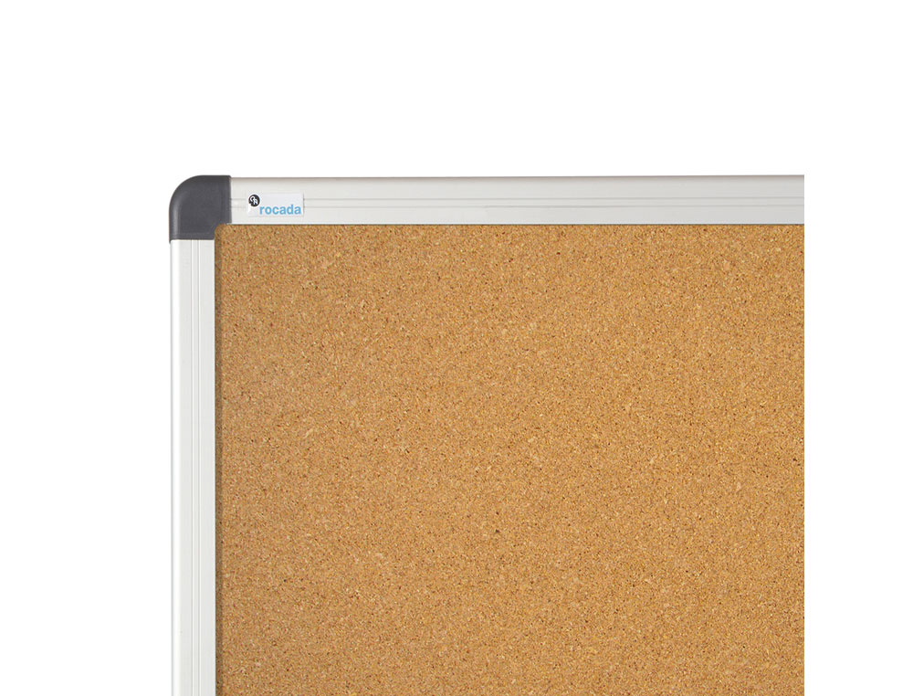 QUADRO CORTICA ROCADA MOLDURA ALUMINIO COM CANTOS 100X150 CM