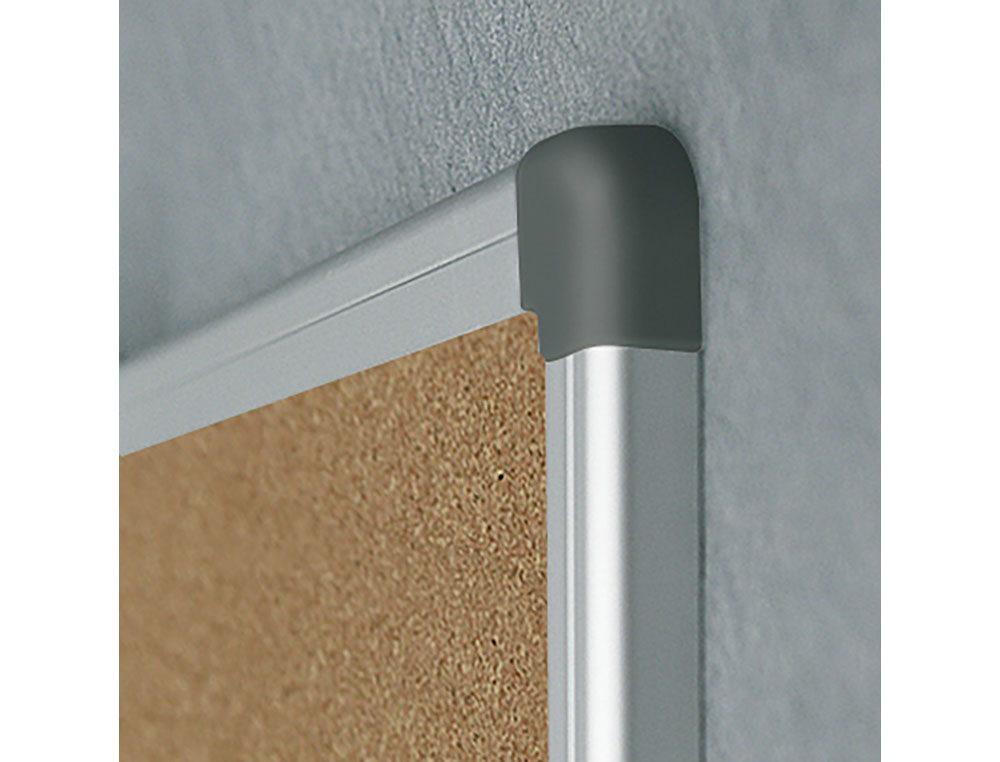 QUADRO CORTICA ROCADA MOLDURA ALUMINIO COM CANTOS 100X150 CM