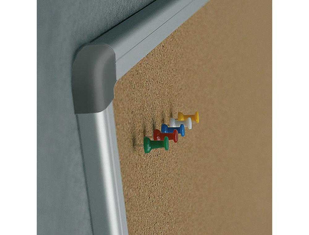 QUADRO CORTICA ROCADA MOLDURA ALUMINIO COM CANTOS 100X150 CM