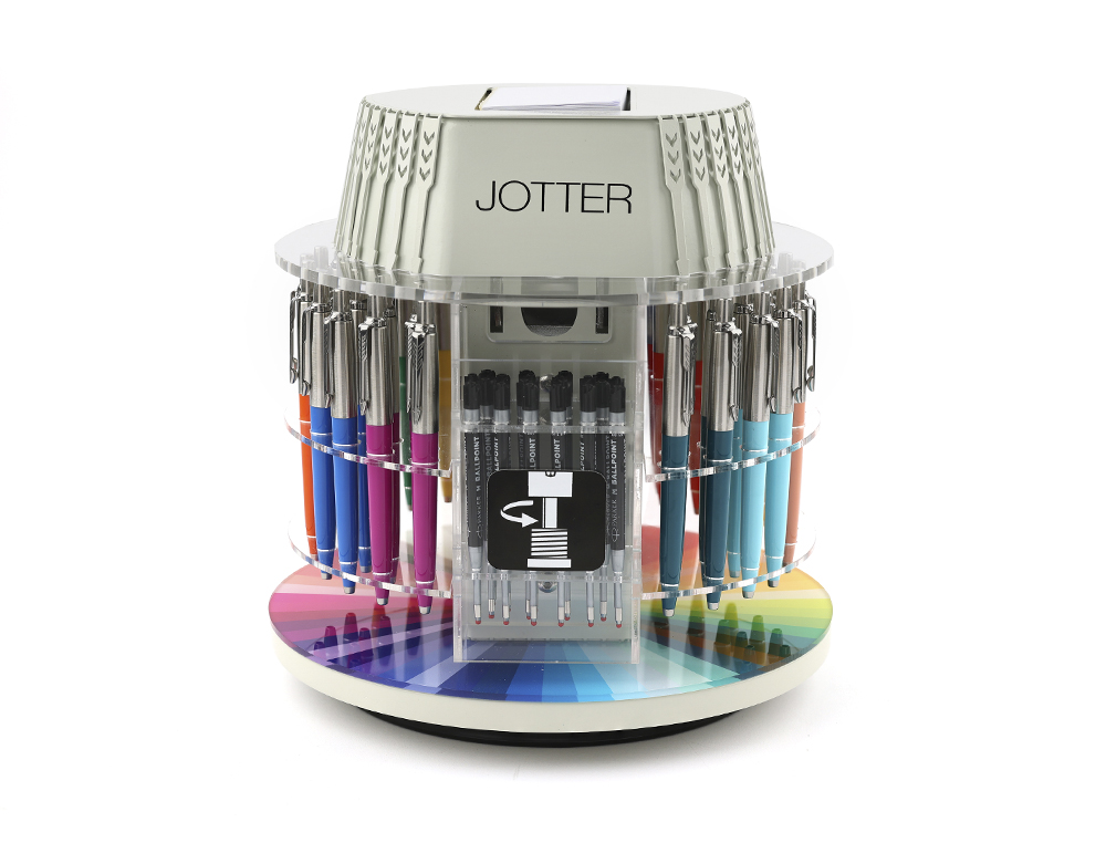 ESFEROGRAFICA PARKER JOTTER ORIGINALS EXPOSITOR CARROSSEL COM 40 UNIDADES + 40 RECARGAS