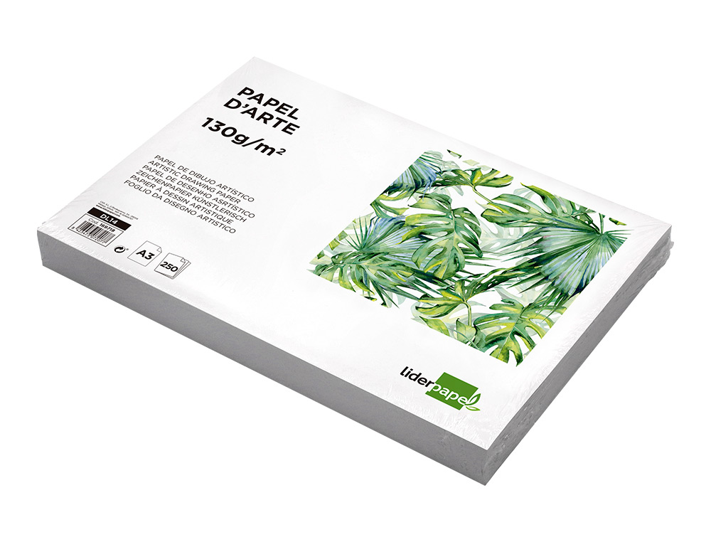 PAPEL DE DESENHO LIDERPAPEL 297X420 MM 130 GR SEM ESQUADRIA DIN A3 FOLHA