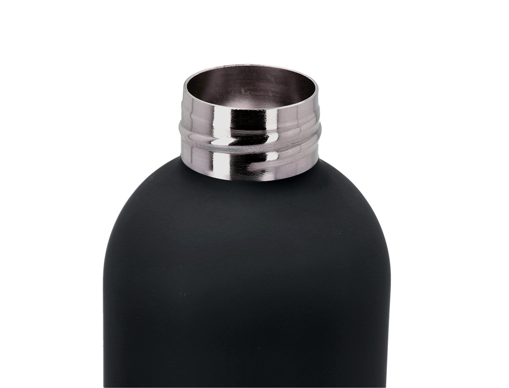 GARRAFA ANTARTIK ISOTERMICA ACO INOXIDAVEL LIVRE DE BPA COR PRETO 500 ML