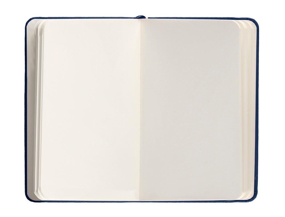 CADERNO COM ELASTICO ANTARTIK NOTES CAPA DURA A6 LISO AZUL MARINHO 100 FOLHAS 80 GR FSC