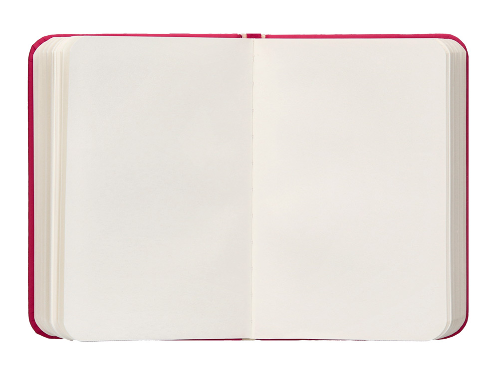 CADERNO COM ELASTICO ANTARTIK NOTES CAPA DURA A7 LISO FUCSIA 80 FOLHAS 80 GR FSC