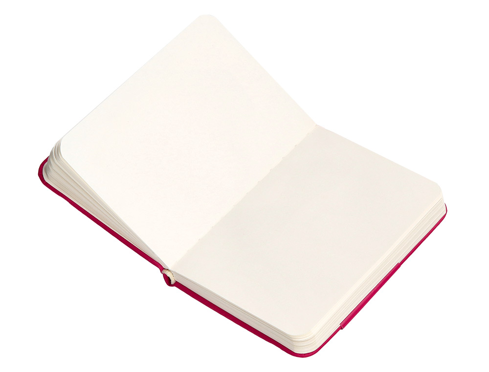 CADERNO COM ELASTICO ANTARTIK NOTES CAPA DURA A7 LISO FUCSIA 80 FOLHAS 80 GR FSC
