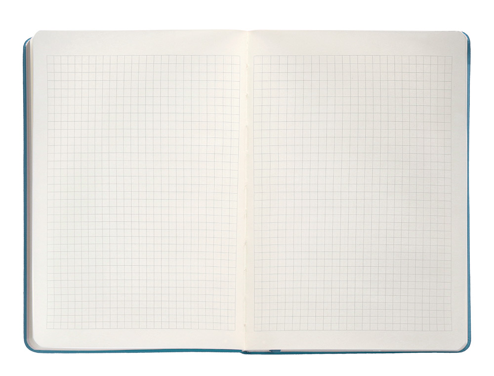 CADERNO COM ELASTICO ANTARTIK NOTES CAPA DURA A5 QUADRICULADO AZUL CLARO 100 FOLHAS 80 GR FSC