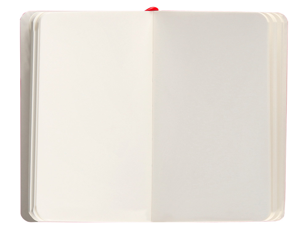 CADERNO COM ELASTICO ANTARTIK NOTES CAPA MOLE A6 LISO VERMELHO 100 FOLHAS 80 GR FSC