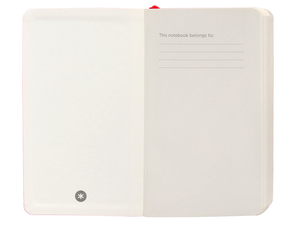 CADERNO COM ELASTICO ANTARTIK NOTES CAPA MOLE A6 LISO VERMELHO 100 FOLHAS 80 GR FSC