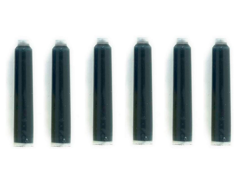 RECARGA PARA CANETA PELIKAN 4001 PRETOCAIXA 6 UNIDADES