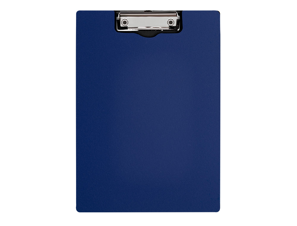 PORTA NOTAS Q-CONNECT COM MOLA MINICLIP SUPERIOR DIN A4 PLASTICO 50% RECICLADO AZUL ESPESSURA 2,1 MM