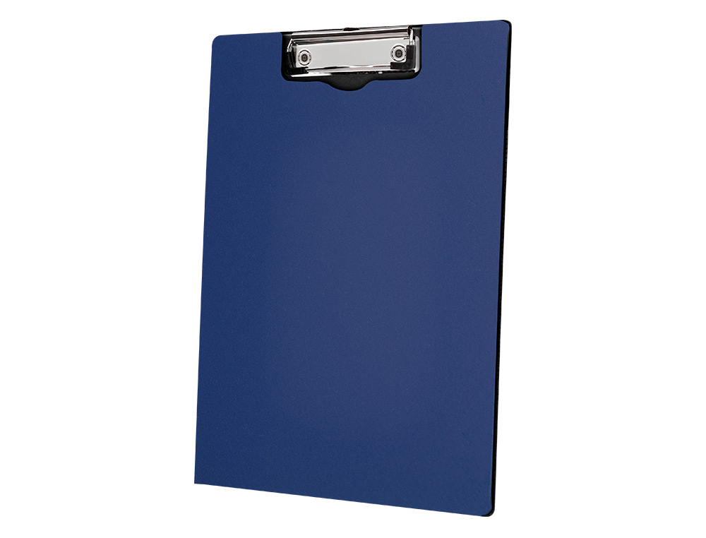 PORTA NOTAS Q-CONNECT COM MOLA MINICLIP SUPERIOR DIN A4 PLASTICO 50% RECICLADO AZUL ESPESSURA 2,1 MM