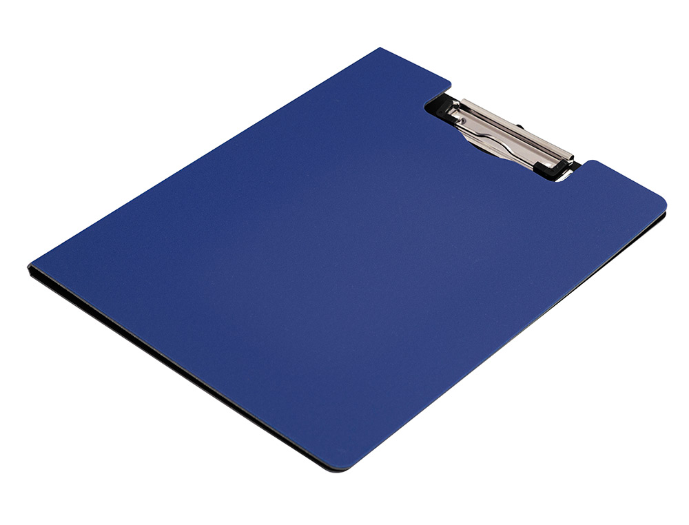 PORTA NOTAS Q-CONNECT COM MOLA MINICLIP SUPERIOR DIN A4 PLASTICO 50% RECICLADO AZUL ESPESSURA 2,1 MM