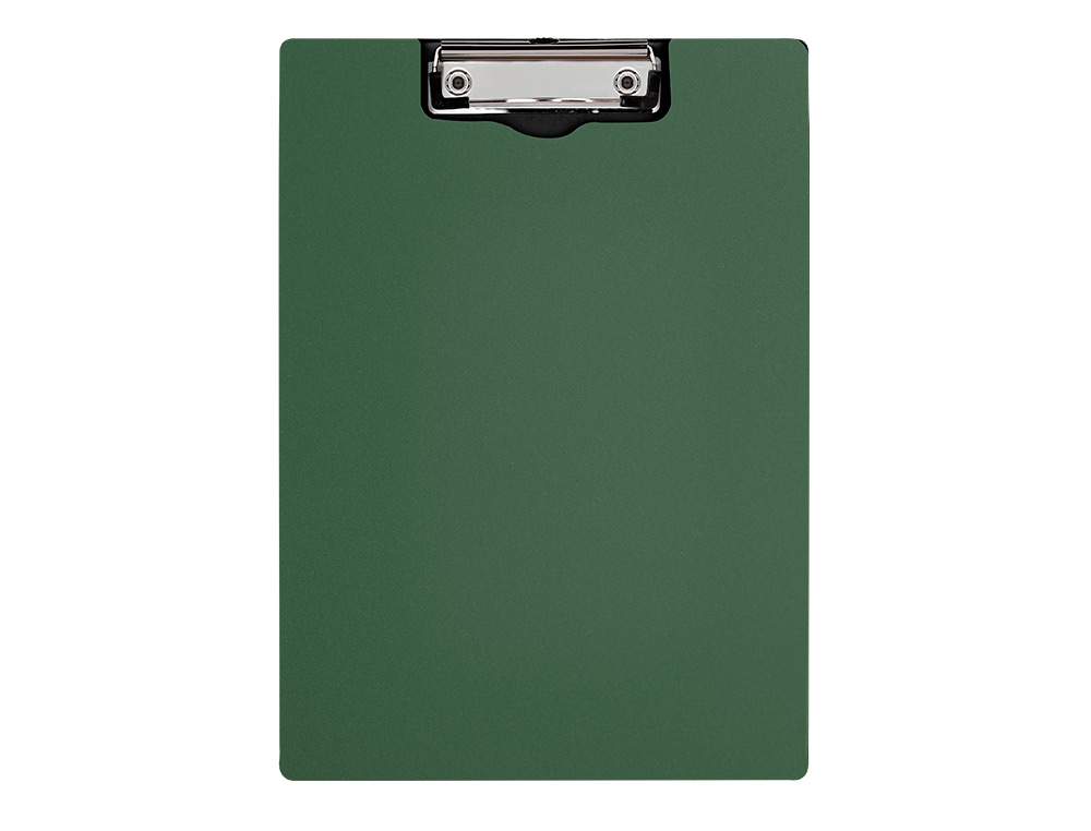 PORTA NOTAS Q-CONNECT COM MOLA MINICLIP SUPERIOR DIN A4 PLASTICO 50% RECICLADO VERDE AZEITONA ESPESSURA 2,1 MM