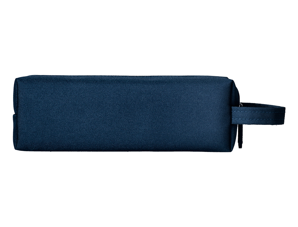 ESTOJO ESCOLAR LIDERPAPEL CLASSIC RETANGULAR COM ASA 210X70 MM AZUL MARINHO