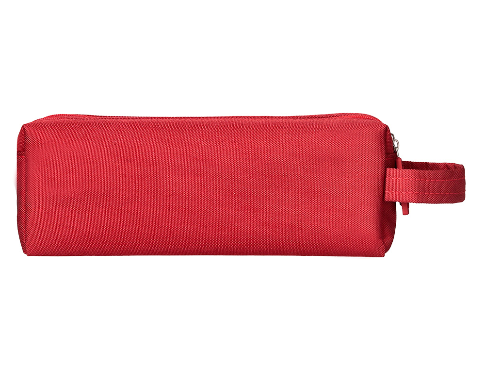 ESTOJO ESCOLAR LIDERPAPEL CLASSIC RETANGULAR COM ASA 2 FECHOS 210X80 MM VERMELHO