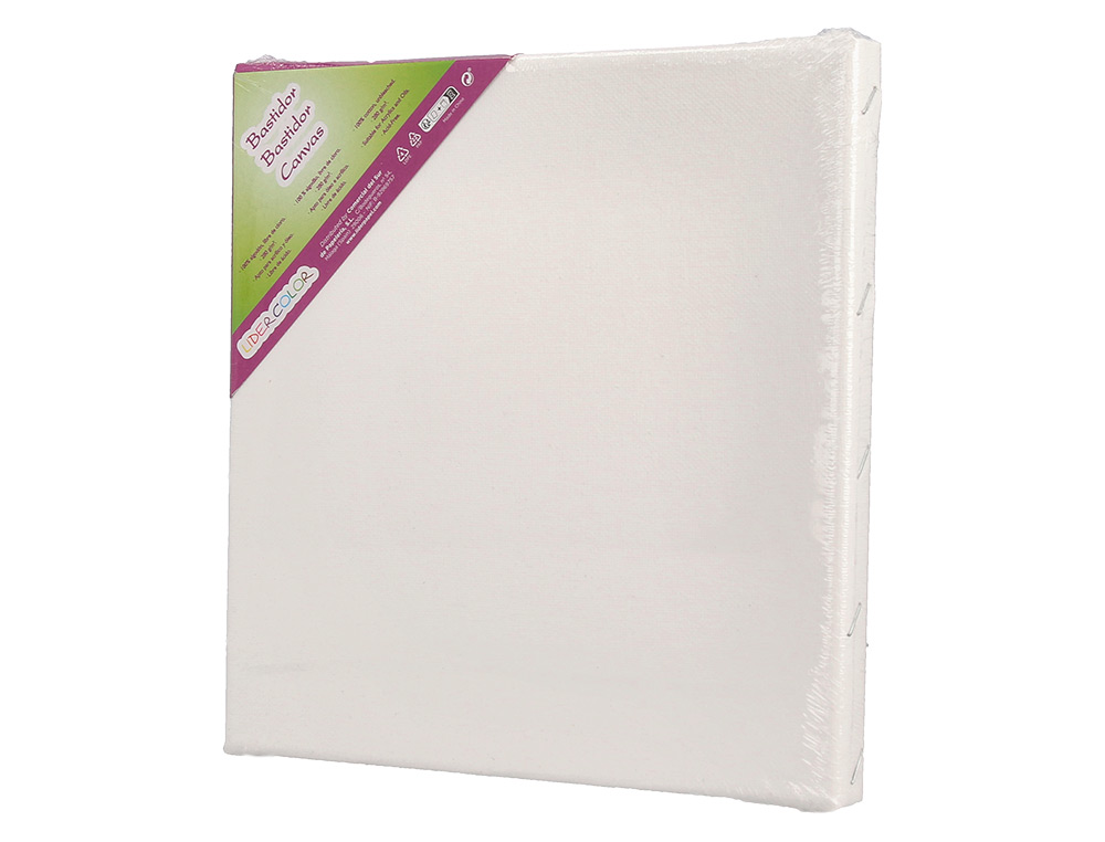 TELA DE PINTURA LIDERCOLOR LENCO AGRAFADO LATERAL ALGODAO 100% 20X20 CM