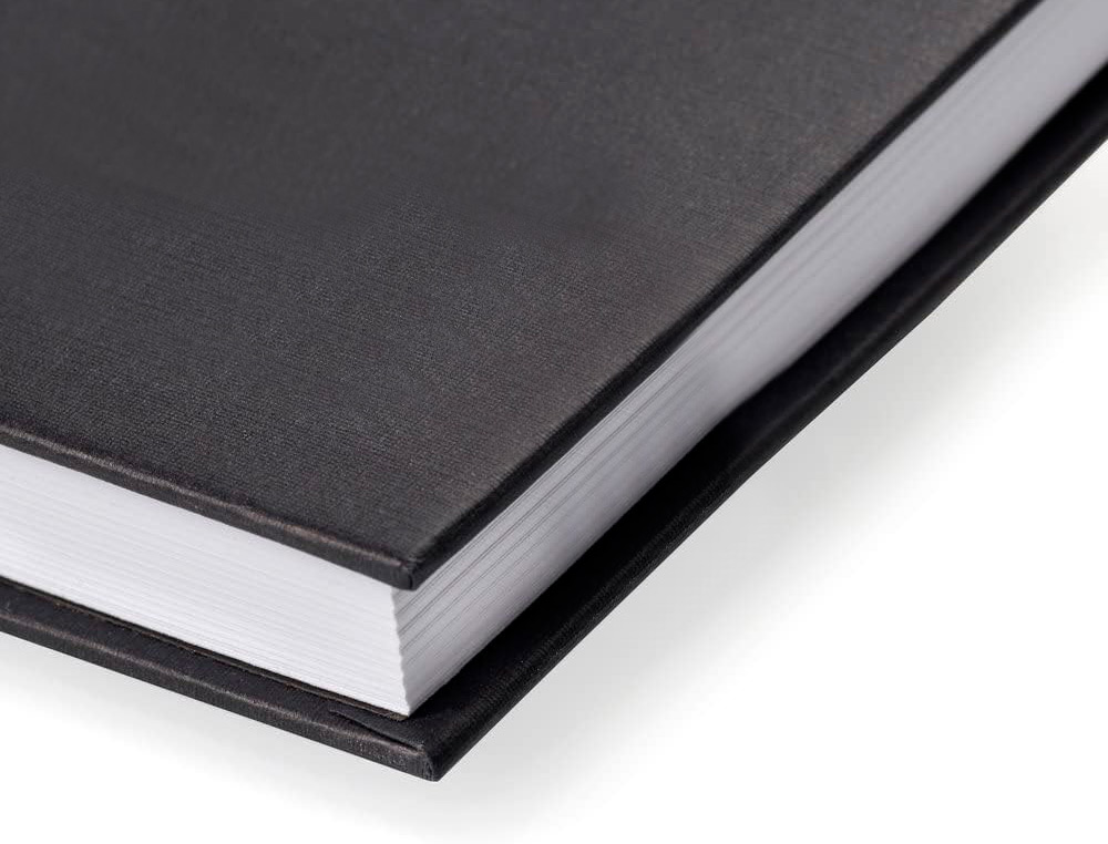 CADERNO DIARIO ENCADERNADO LIDERPAPEL DIN A3 420X297 MM 100 FOLHAS 100 GR COR PRETA