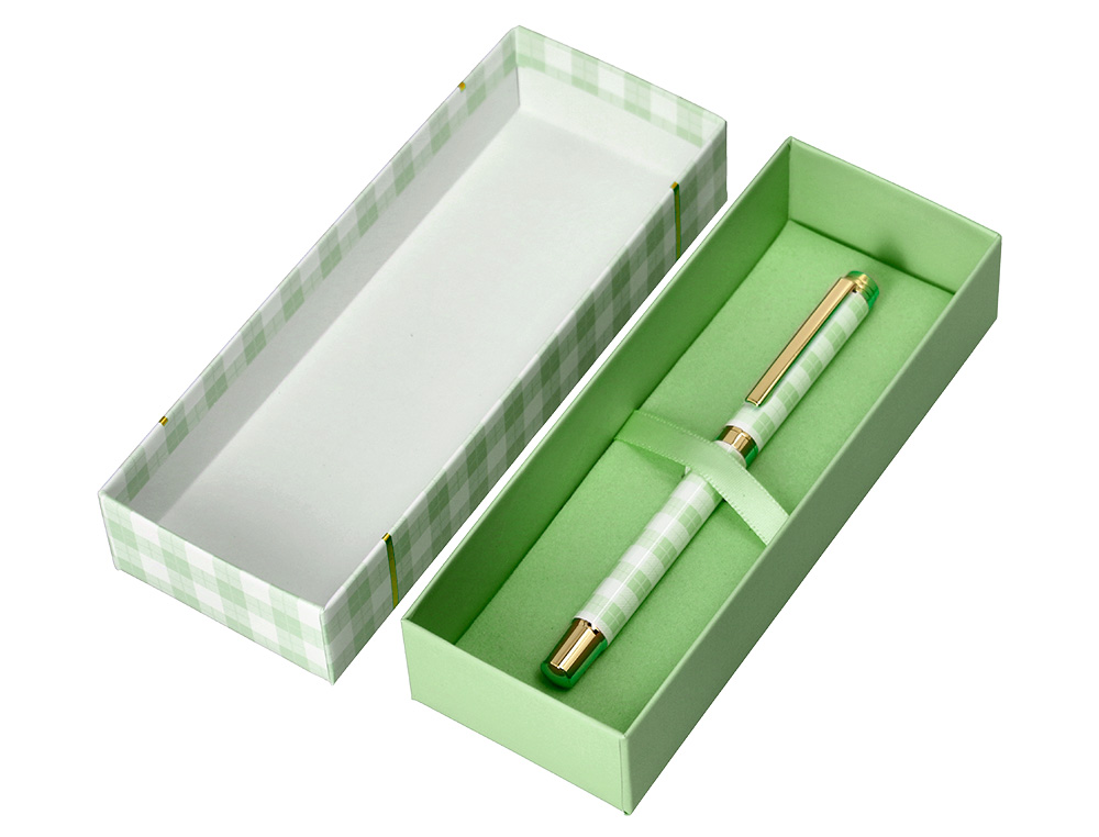 ROLLER BELIUS PICNIC ALUMINIO COR VERDE DOURADO TINTA COR PRETO CAIXA DE DESIGN