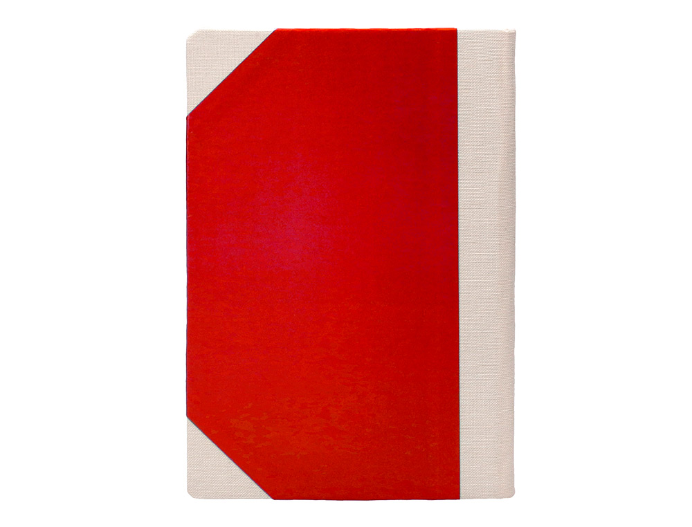 LIVRO DE CARTAO COSIDO FERNANDES FLECHA DIN A4+ PAUTADO 50 FOLHAS 100 GR VERMELHO