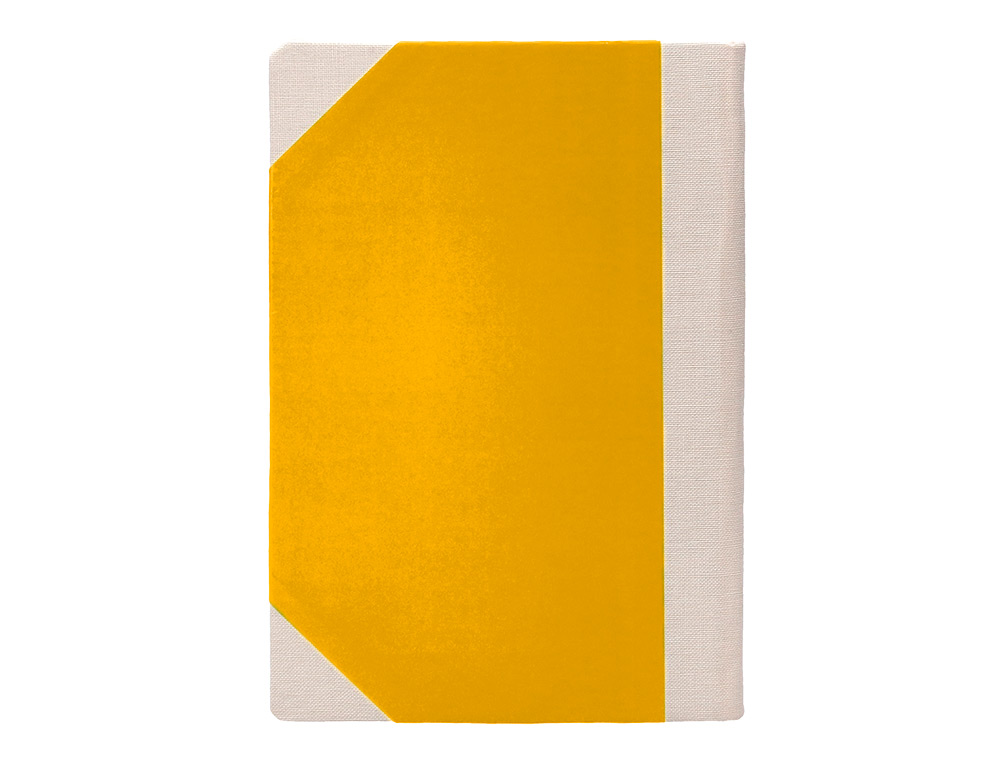 LIVRO DE CARTAO COSIDO FERNANDES FLECHA DIN A5+ PAUTADO 50 FOLHAS 100 GR AMARELO