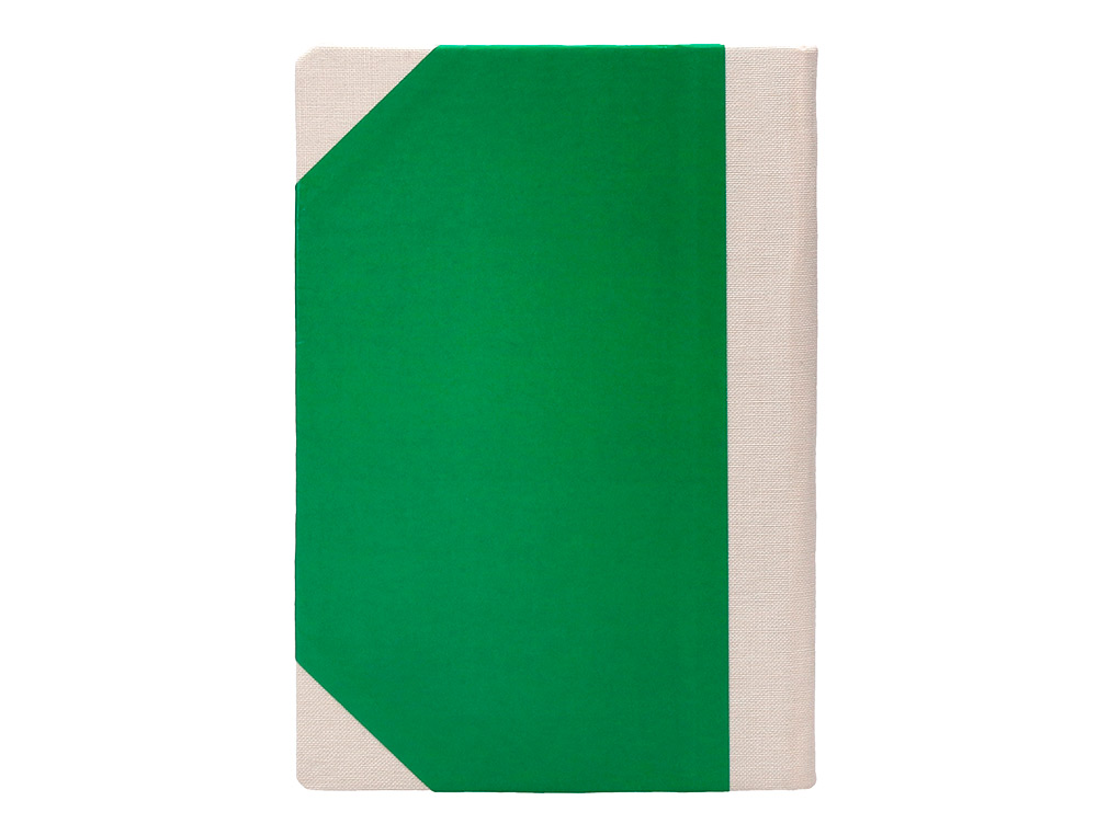 LIVRO DE CARTAO COSIDO FERNANDES FLECHA DIN A5+ PAUTADO 50 FOLHAS 100 GR VERDE