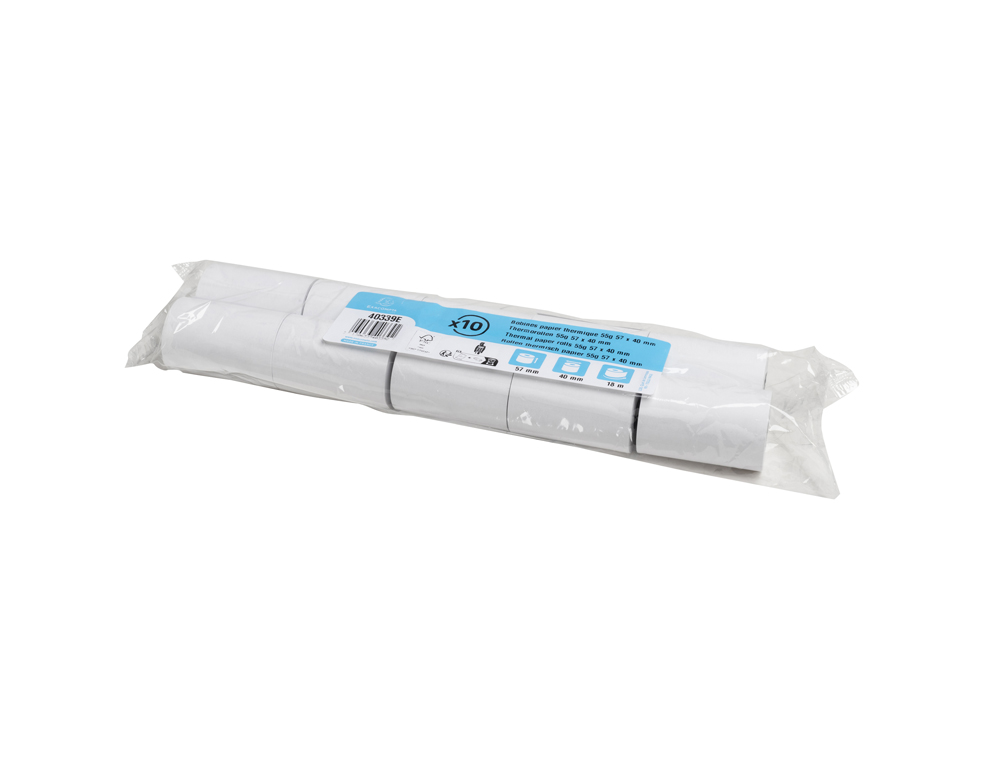 ROLO CALCULADORA EXACOMPTA TERMICO 57X40 MM 55 GR SEM BPA