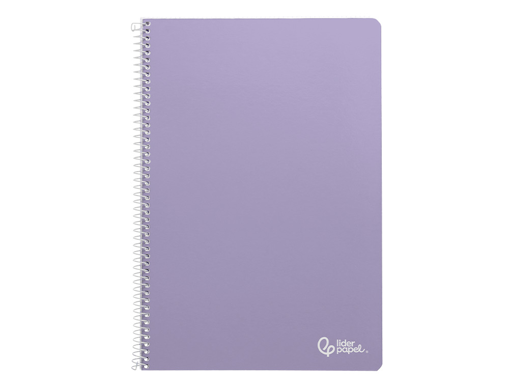 CADERNO ESPIRAL LIDERPAPEL SMART DIN A4 CAPA SUAVE 80 F 75 GR LISO SEM MARGEM CORES SORTIDAS