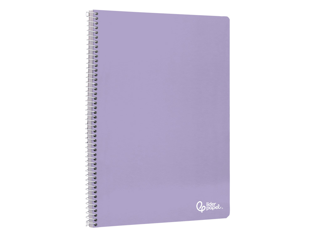 CADERNO ESPIRAL LIDERPAPEL SMART DIN A4 CAPA SUAVE 80 F 75 GR LISO SEM MARGEM CORES SORTIDAS