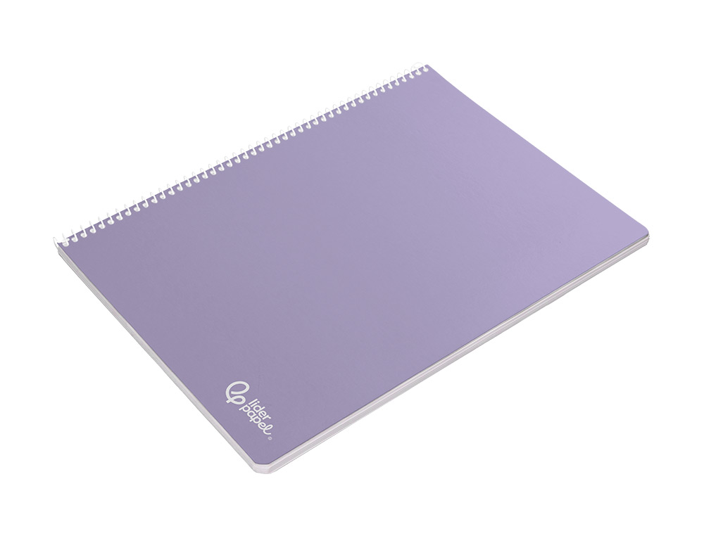 CADERNO ESPIRAL LIDERPAPEL SMART DIN A4 CAPA SUAVE 80 F 75 GR LISO SEM MARGEM CORES SORTIDAS