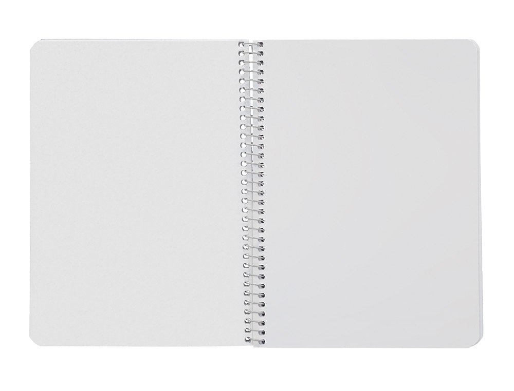 CADERNO ESPIRAL LIDERPAPEL SMART DIN A4 CAPA SUAVE 80 F 75 GR LISO SEM MARGEM CORES SORTIDAS