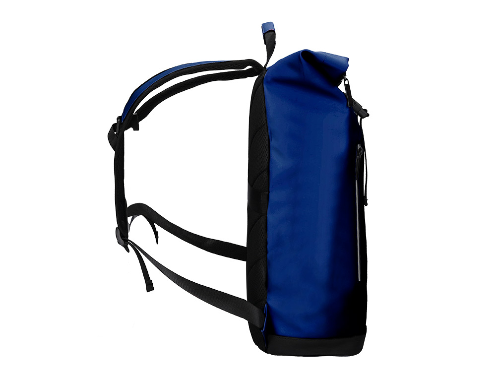 MOCHILA ANTARTIK WATERPROOF ENROLAVEL DESIGN CASUAL COR AZUL MARINHO 480X130X280 MM