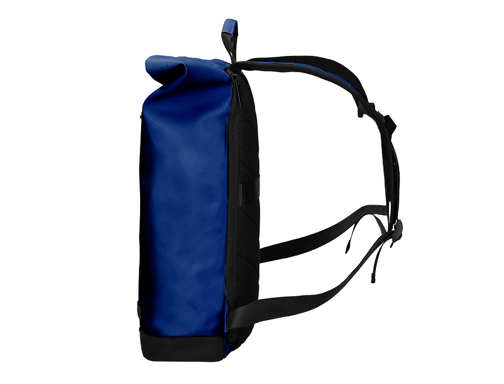 MOCHILA ANTARTIK WATERPROOF ENROLAVEL DESIGN CASUAL COR AZUL MARINHO 480X130X280 MM