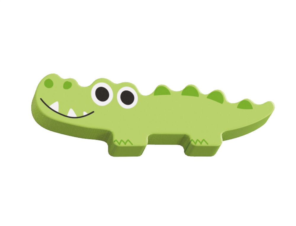 PUZZLE INFANTIL IMAGINOVO MADEIRA 3D ANIMAIS +12 MESES 8 PECAS 29,5X22X1,7CM