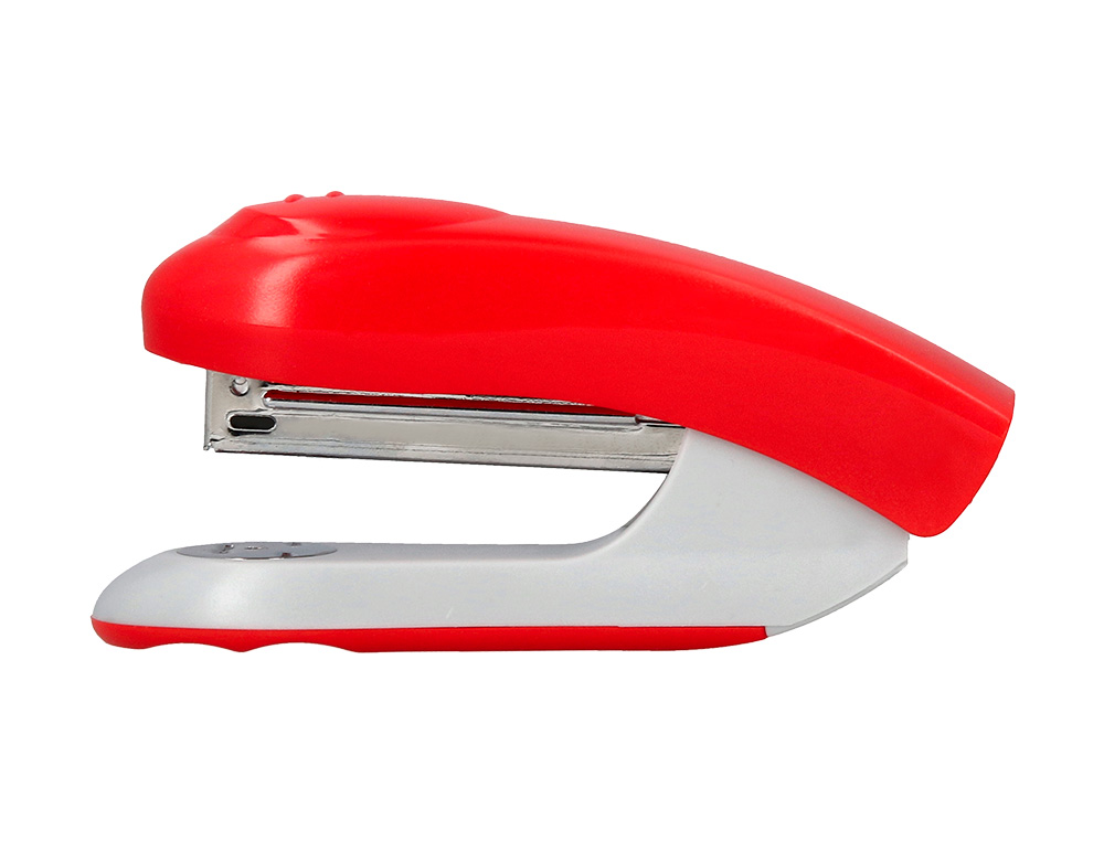 AGRAFADOR Q-CONNECT KF14206 PLASTICO ABS VERMELHO CAPACIDADE 20 FOLHAS