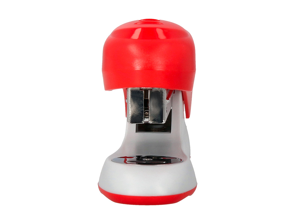 AGRAFADOR Q-CONNECT KF14206 PLASTICO ABS VERMELHO CAPACIDADE 20 FOLHAS