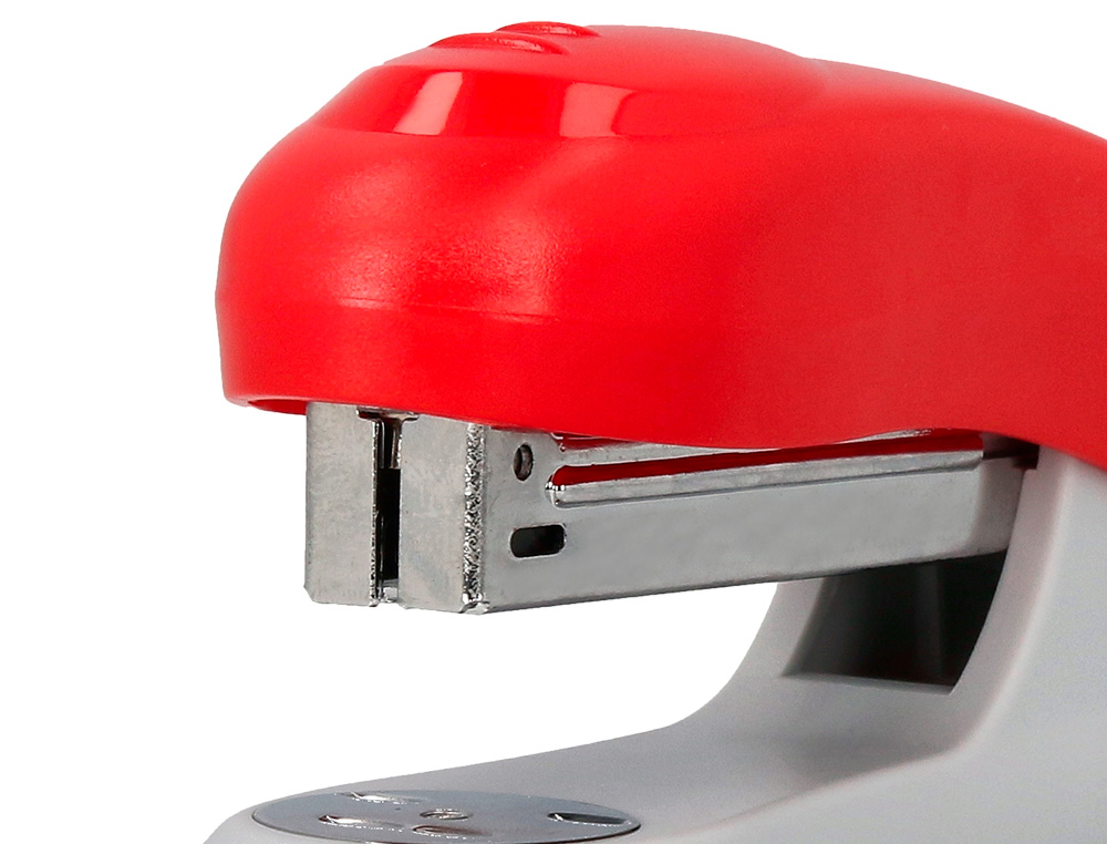 AGRAFADOR Q-CONNECT KF14206 PLASTICO ABS VERMELHO CAPACIDADE 20 FOLHAS