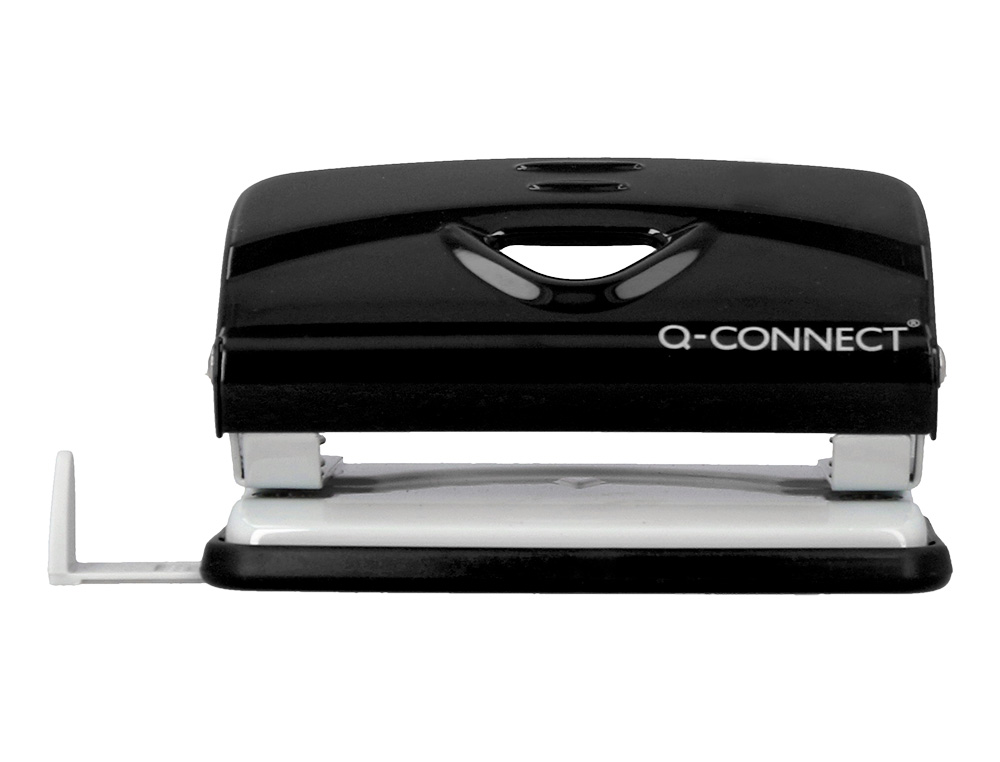 FURADOR Q-CONNECT KF14214 PRETO ABERTURA 1 MM CAPACIDADE 10 FOLHAS