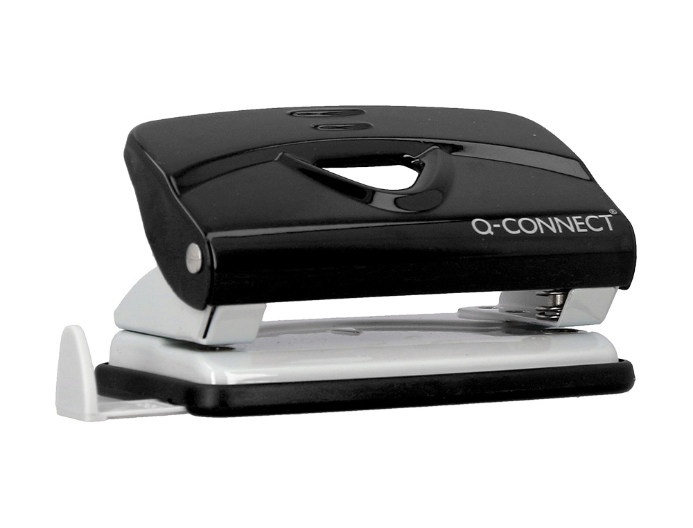 FURADOR Q-CONNECT KF14214 PRETO ABERTURA 1 MM CAPACIDADE 10 FOLHAS