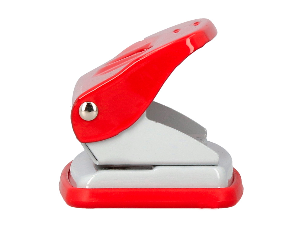 FURADOR Q-CONNECT KF14216 VERMELHO ABERTURA 1 MM CAPACIDADE 10 FOLHAS