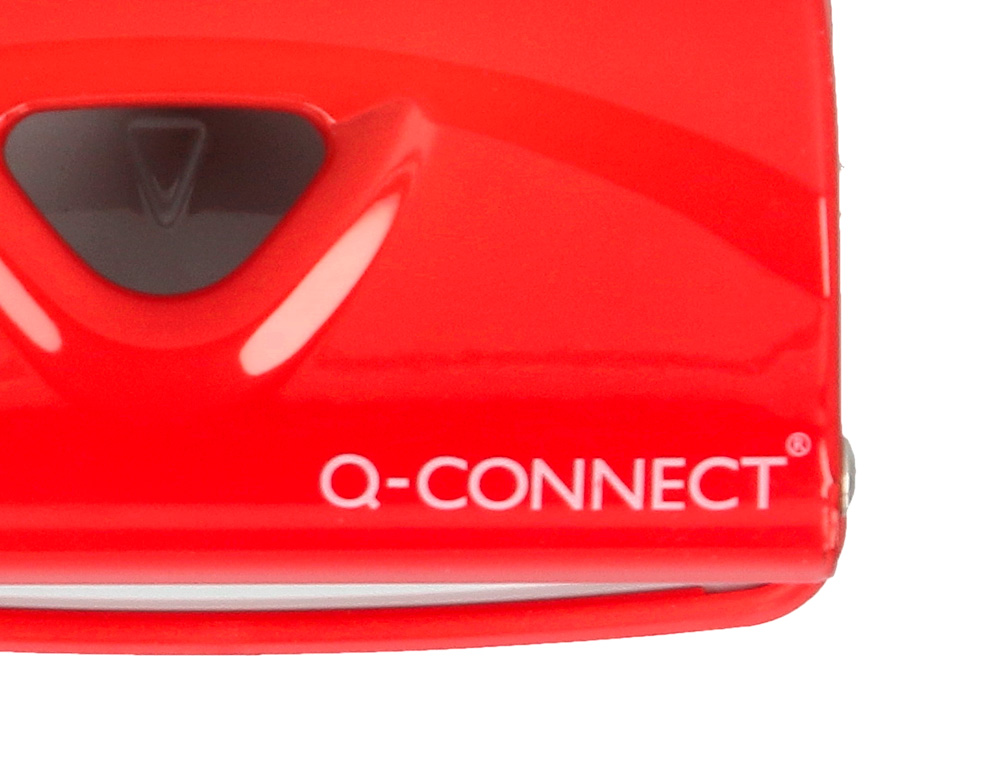 FURADOR Q-CONNECT KF14216 VERMELHO ABERTURA 1 MM CAPACIDADE 10 FOLHAS