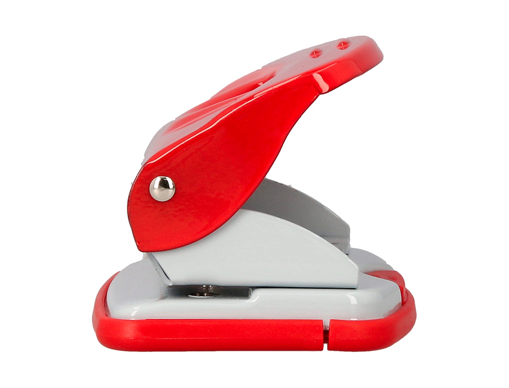 FURADOR Q-CONNECT KF14219 VERMELHO ABERTURA 2 MM CAPACIDADE 20 FOLHAS