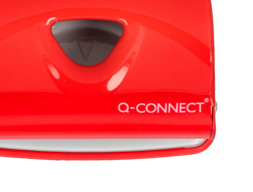 FURADOR Q-CONNECT KF14219 VERMELHO ABERTURA 2 MM CAPACIDADE 20 FOLHAS